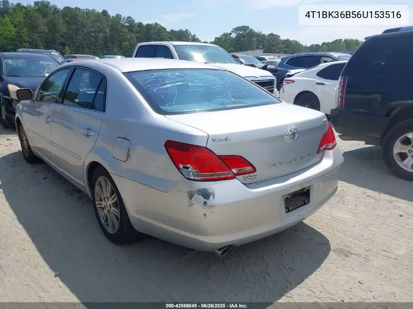2006 Toyota Avalon Limited/Touring/Xl/Xls VIN: 4T1BK36B56U153516 Lot: 42586049