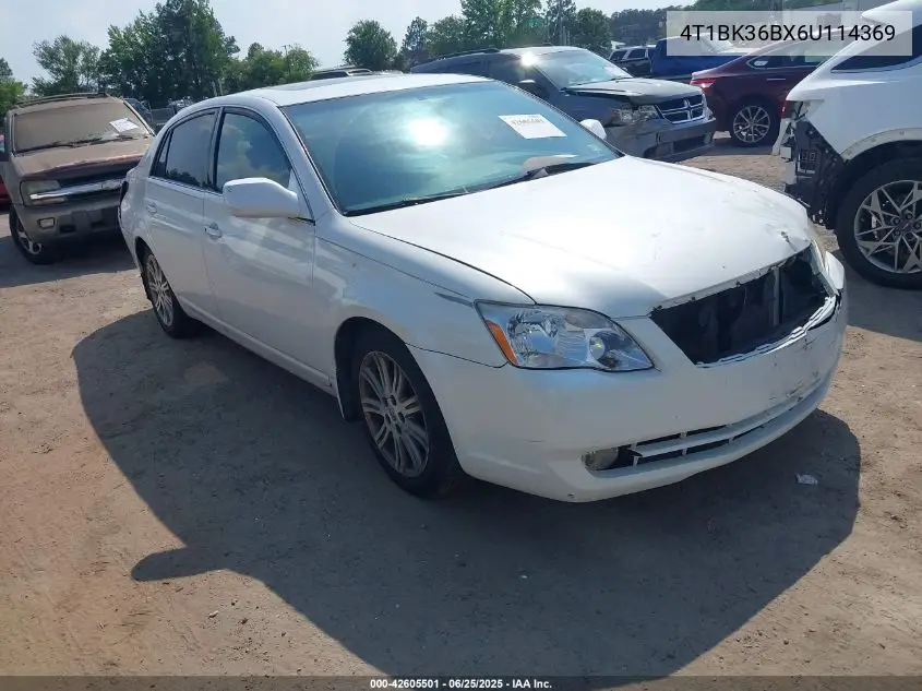 2006 Toyota Avalon Limited VIN: 4T1BK36BX6U114369 Lot: 42605501