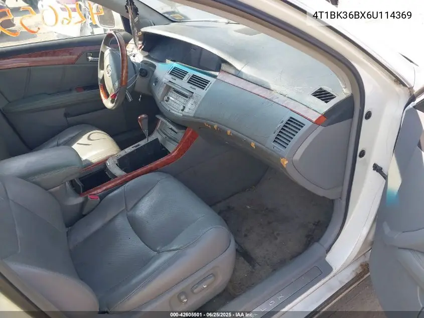 2006 Toyota Avalon Limited VIN: 4T1BK36BX6U114369 Lot: 42605501