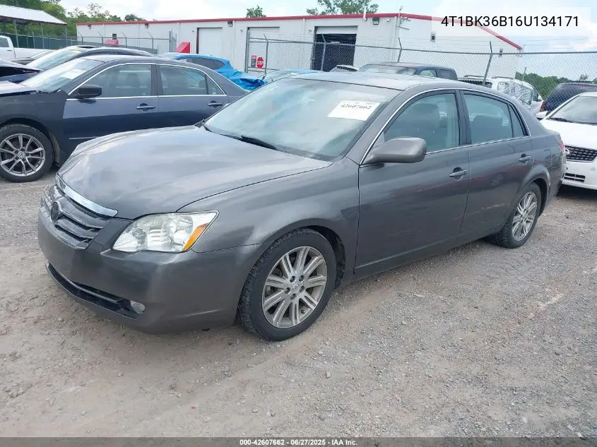 2006 Toyota Avalon Limited VIN: 4T1BK36B16U134171 Lot: 42607662
