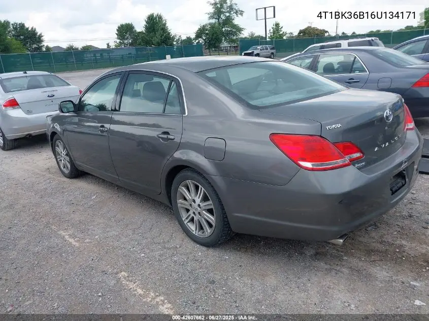 2006 Toyota Avalon Limited VIN: 4T1BK36B16U134171 Lot: 42607662