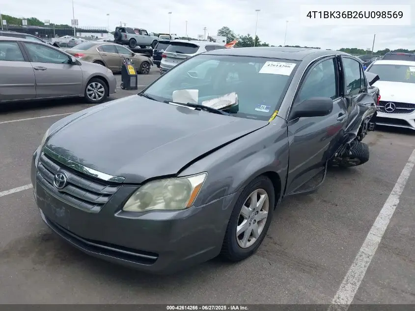 2006 Toyota Avalon Xl VIN: 4T1BK36B26U098569 Lot: 42614266