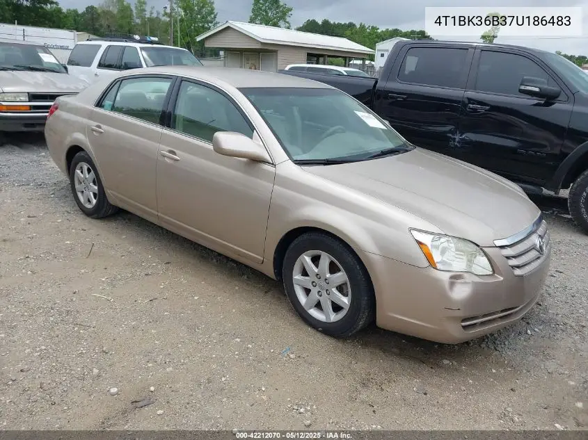2007 Toyota Avalon Xl/Xls/Touring/Limited VIN: 4T1BK36B37U186483 Lot: 42212070