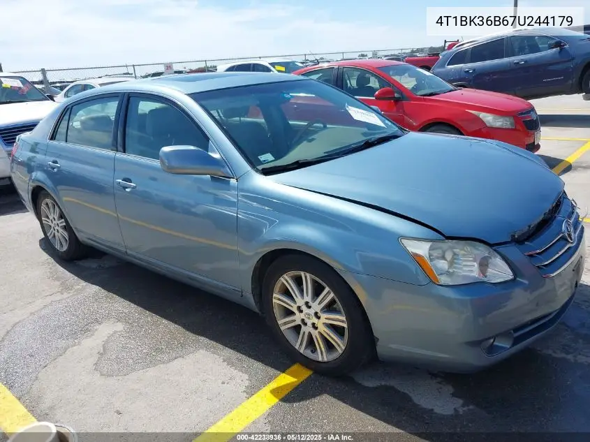 2007 Toyota Avalon Limited VIN: 4T1BK36B67U244179 Lot: 42238936