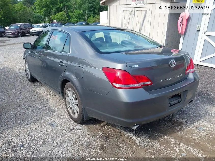 4t1bk36b37u232619 4T1BK36B37U232619 2007 Toyota Avalon Limited