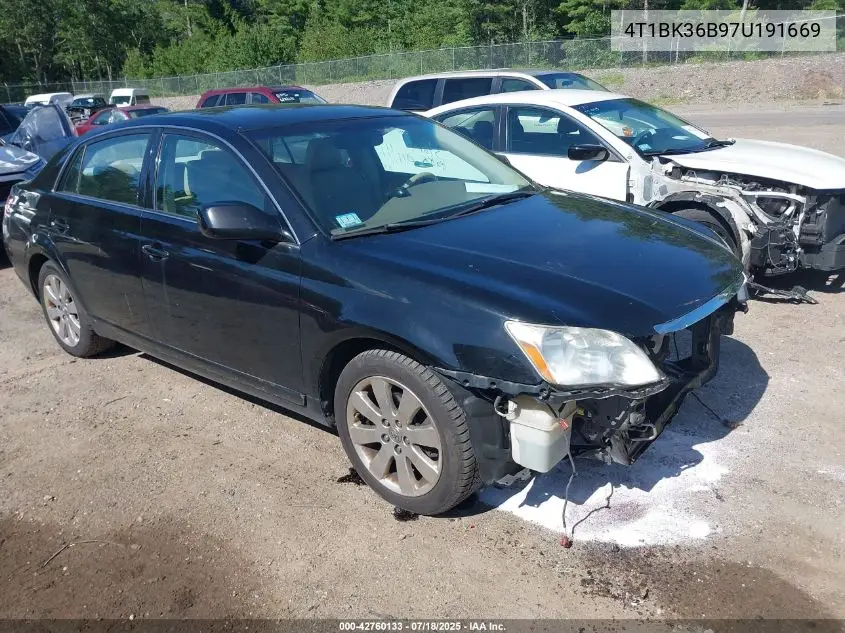 2007 Toyota Avalon Xls VIN: 4T1BK36B97U191669 Lot: 42760133