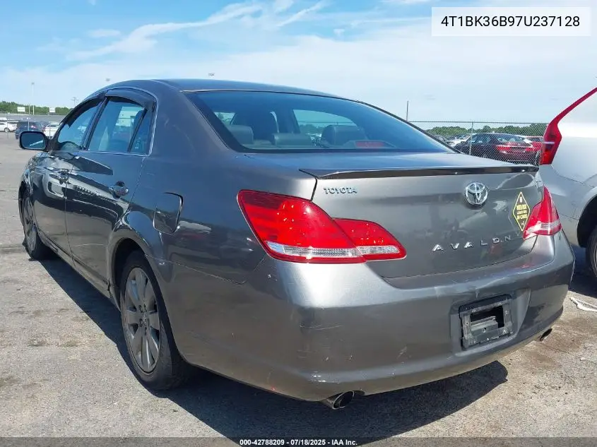 2007 Toyota Avalon Touring VIN: 4T1BK36B97U237128 Lot: 42788209