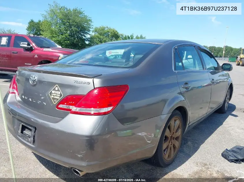 2007 Toyota Avalon Touring VIN: 4T1BK36B97U237128 Lot: 42788209