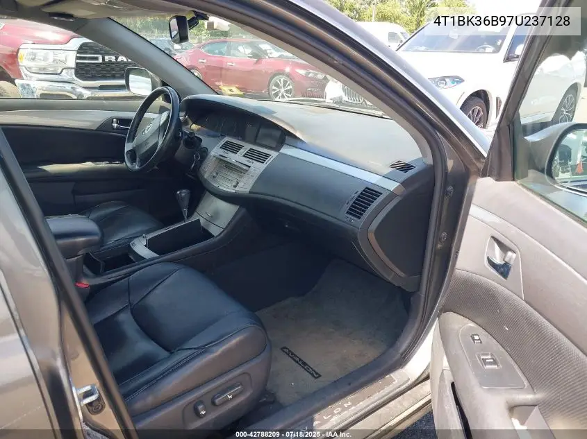 2007 Toyota Avalon Touring VIN: 4T1BK36B97U237128 Lot: 42788209