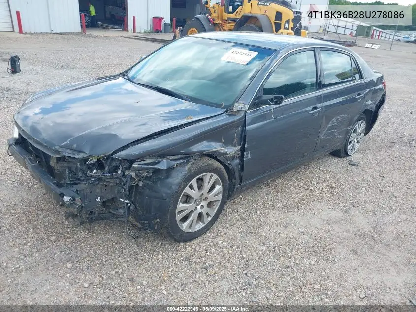 2008 Toyota Avalon Touring VIN: 4T1BK36B28U278086 Lot: 42222946