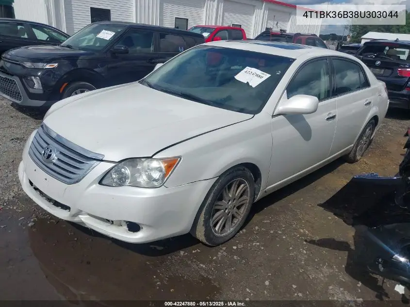 2008 Toyota Avalon Limited VIN: 4T1BK36B38U303044 Lot: 42247880