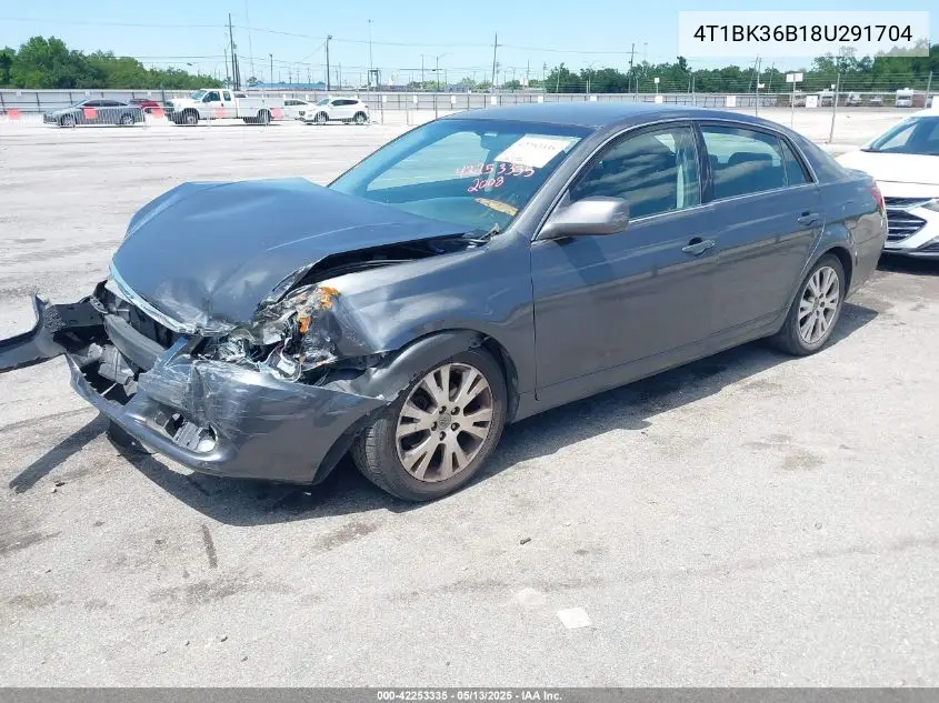 2008 Toyota Avalon Touring VIN: 4T1BK36B18U291704 Lot: 42253335
