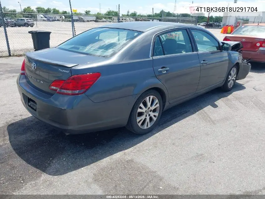 2008 Toyota Avalon Touring VIN: 4T1BK36B18U291704 Lot: 42253335