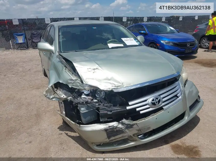 2010 Toyota Avalon Xls VIN: 4T1BK3DB9AU362138 Lot: 42617868