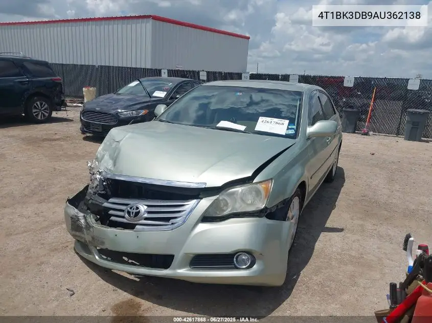 2010 Toyota Avalon Xls VIN: 4T1BK3DB9AU362138 Lot: 42617868