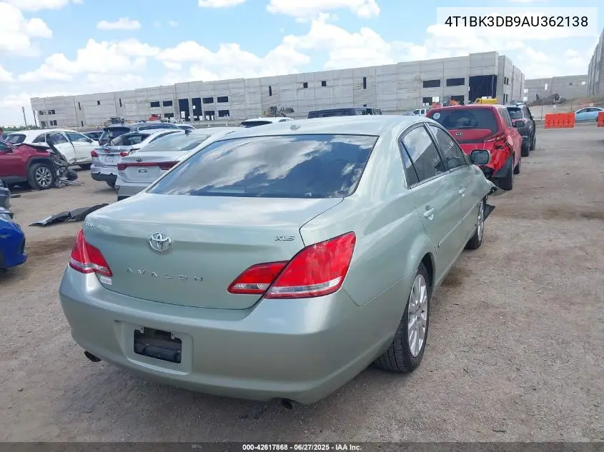 2010 Toyota Avalon Xls VIN: 4T1BK3DB9AU362138 Lot: 42617868