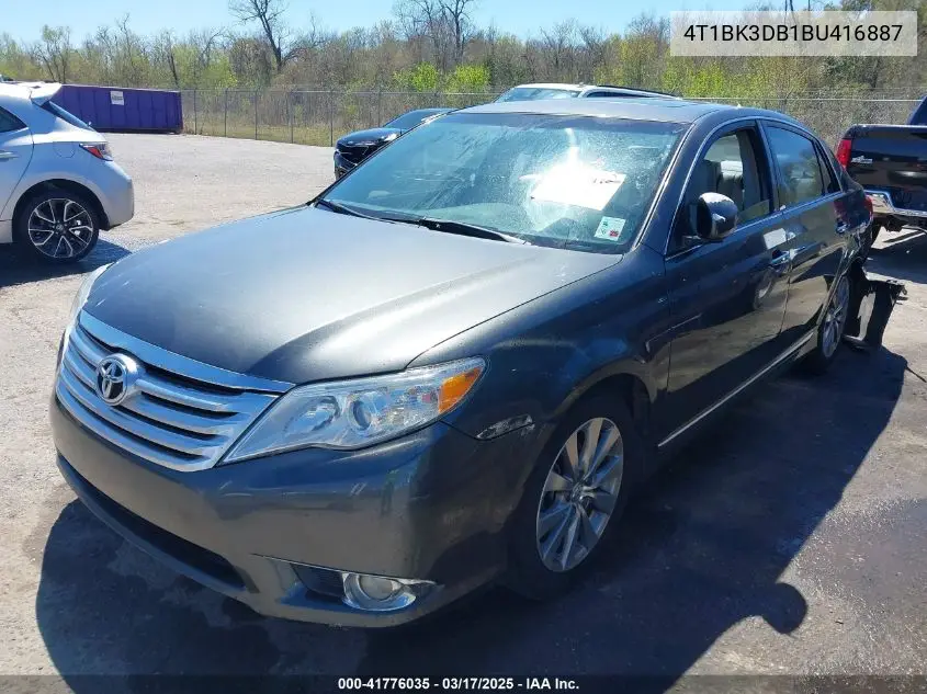 2011 Toyota Avalon Limited VIN: 4T1BK3DB1BU416887 Lot: 41776035