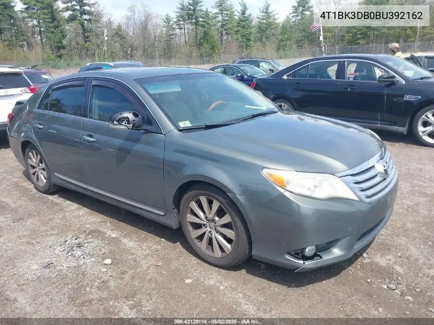 2011 Toyota Avalon Limited VIN: 4T1BK3DB0BU392162 Lot: 42129114