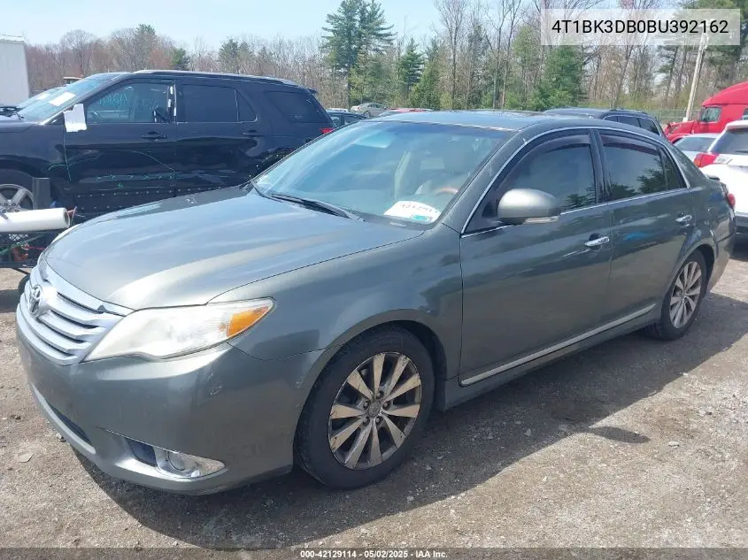 2011 Toyota Avalon Limited VIN: 4T1BK3DB0BU392162 Lot: 42129114