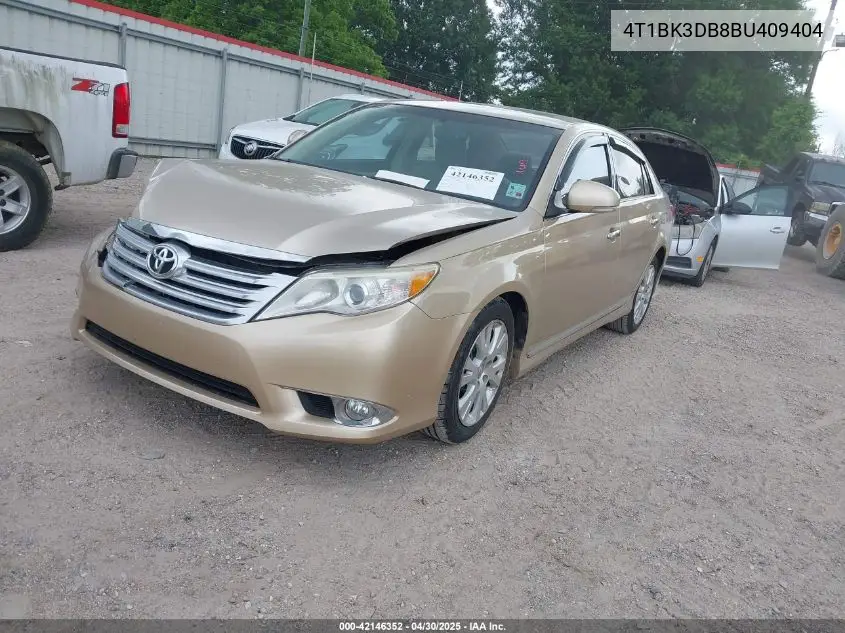 2011 Toyota Avalon VIN: 4T1BK3DB8BU409404 Lot: 42146352