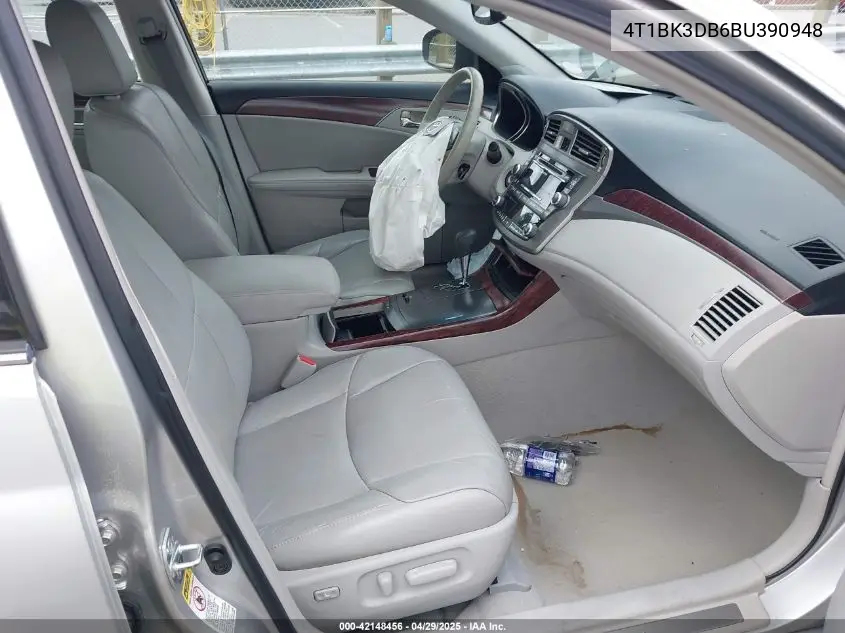 2011 Toyota Avalon VIN: 4T1BK3DB6BU390948 Lot: 42148456