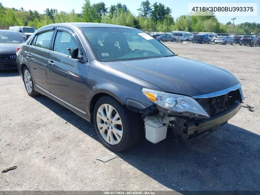 4t1bk3db0bu393375 4T1BK3DB0BU393375 2011 Toyota Avalon