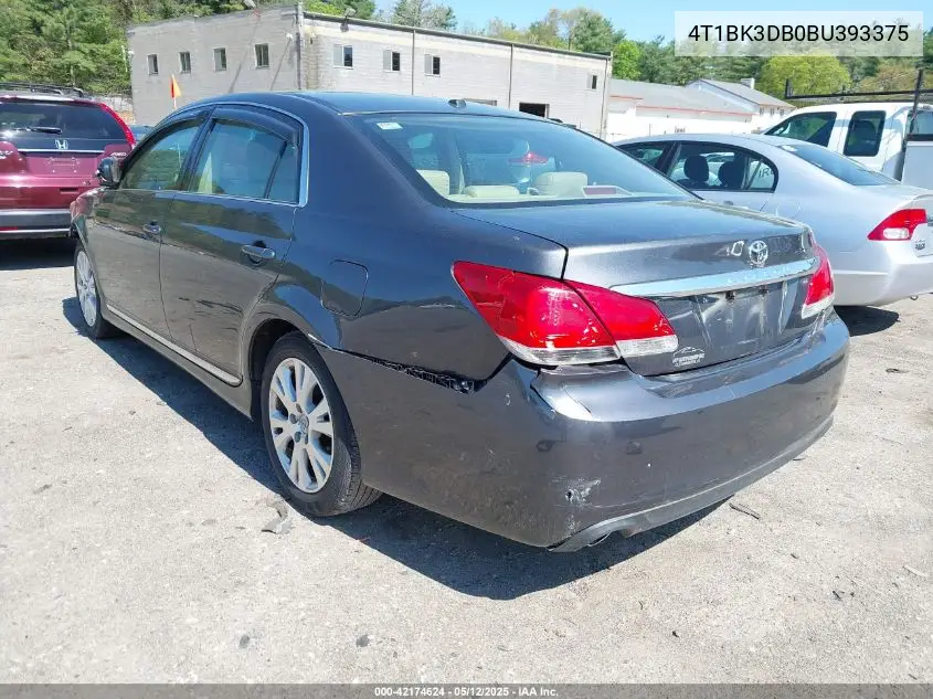 4t1bk3db0bu393375 4T1BK3DB0BU393375 2011 Toyota Avalon