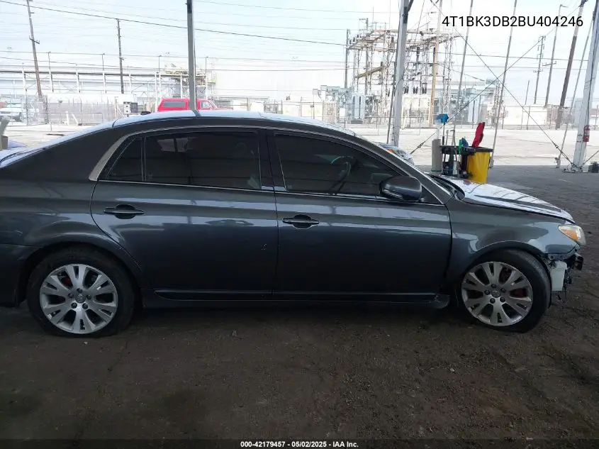 2011 Toyota Avalon Limited VIN: 4T1BK3DB2BU404246 Lot: 42179457