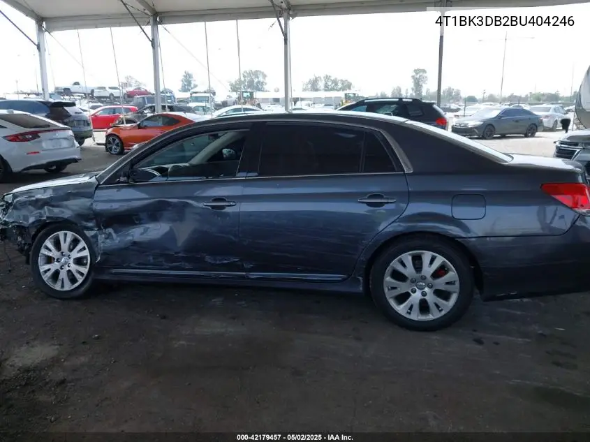 2011 Toyota Avalon Limited VIN: 4T1BK3DB2BU404246 Lot: 42179457