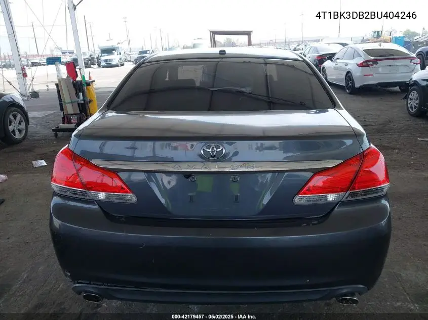 2011 Toyota Avalon Limited VIN: 4T1BK3DB2BU404246 Lot: 42179457