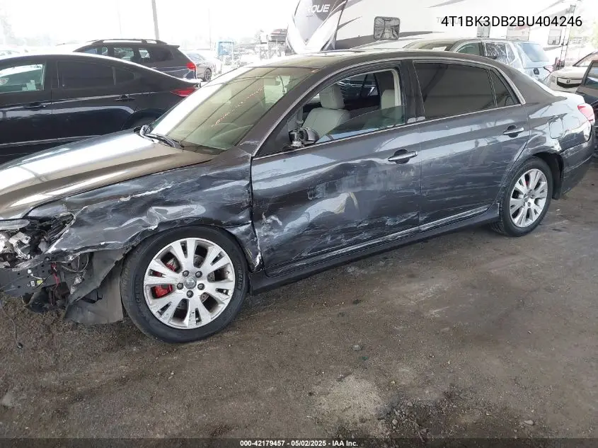 2011 Toyota Avalon Limited VIN: 4T1BK3DB2BU404246 Lot: 42179457