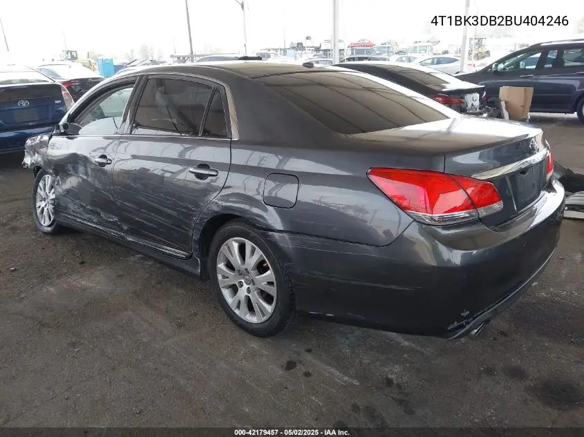 2011 Toyota Avalon Limited VIN: 4T1BK3DB2BU404246 Lot: 42179457