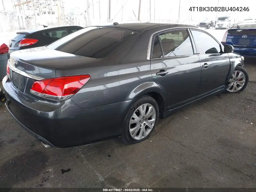 2011 Toyota Avalon Limited VIN: 4T1BK3DB2BU404246 Lot: 42179457