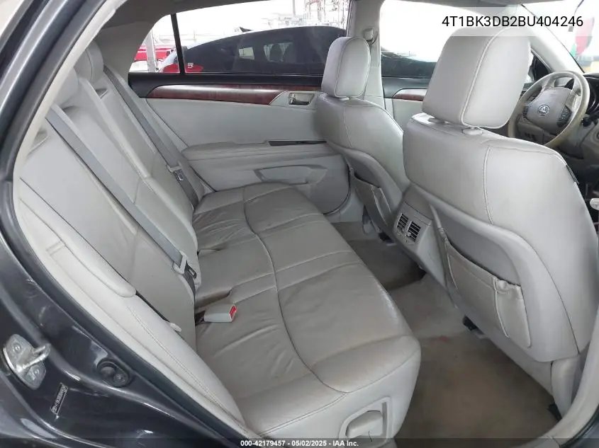 2011 Toyota Avalon Limited VIN: 4T1BK3DB2BU404246 Lot: 42179457