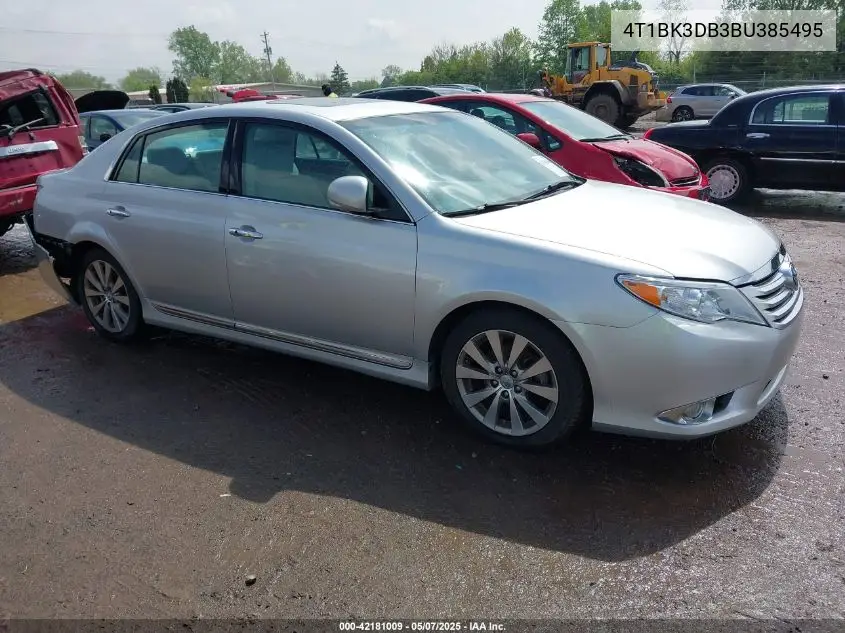 2011 Toyota Avalon Limited VIN: 4T1BK3DB3BU385495 Lot: 42181009