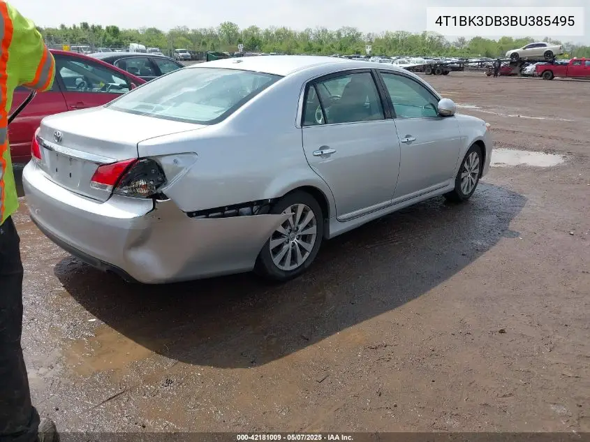 2011 Toyota Avalon Limited VIN: 4T1BK3DB3BU385495 Lot: 42181009