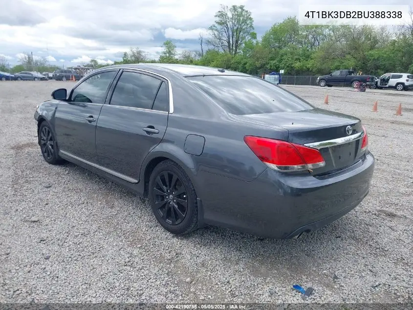 2011 Toyota Avalon Xls VIN: 4T1BK3DB2BU388338 Lot: 42190755