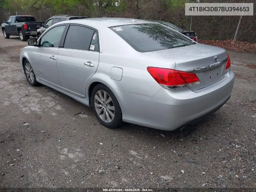 2011 Toyota Avalon Limited VIN: 4T1BK3DB7BU394653 Lot: 42191285