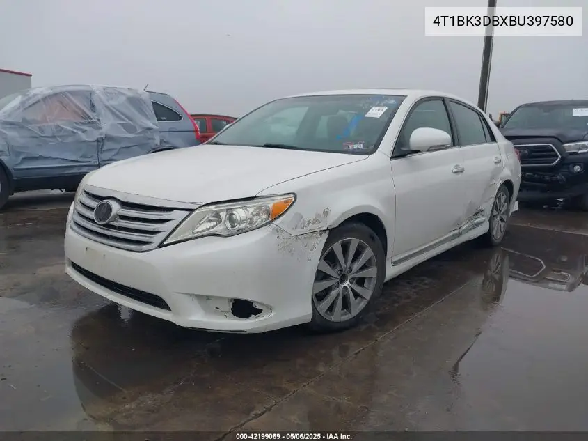 2011 Toyota Avalon Limited VIN: 4T1BK3DBXBU397580 Lot: 42199069