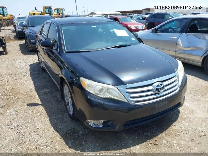 2011 Toyota Avalon Limited VIN: 4T1BK3DB9BU427653 Lot: 42206191
