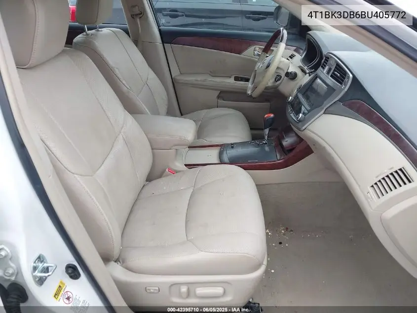 2011 Toyota Avalon Limited VIN: 4T1BK3DB6BU405772 Lot: 42395710