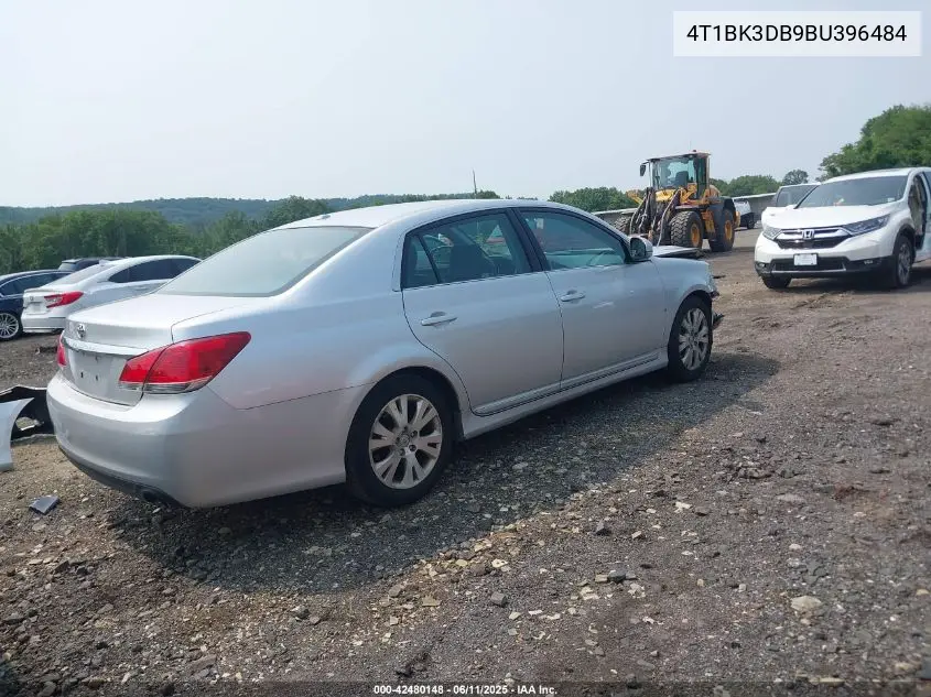 2011 Toyota Avalon VIN: 4T1BK3DB9BU396484 Lot: 42480148