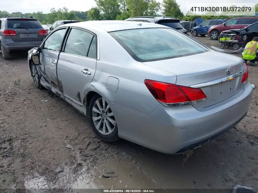 2011 Toyota Avalon Limited VIN: 4T1BK3DB1BU372079 Lot: 42528004
