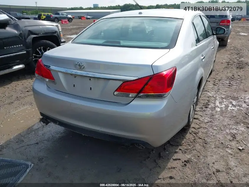 2011 Toyota Avalon Limited VIN: 4T1BK3DB1BU372079 Lot: 42528004