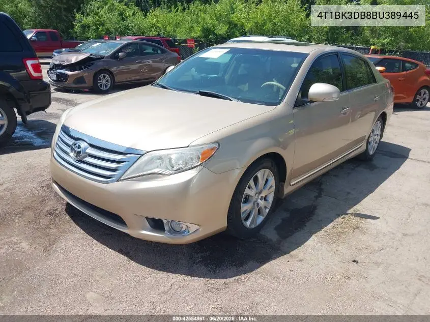 2011 Toyota Avalon VIN: 4T1BK3DB8BU389445 Lot: 42554861