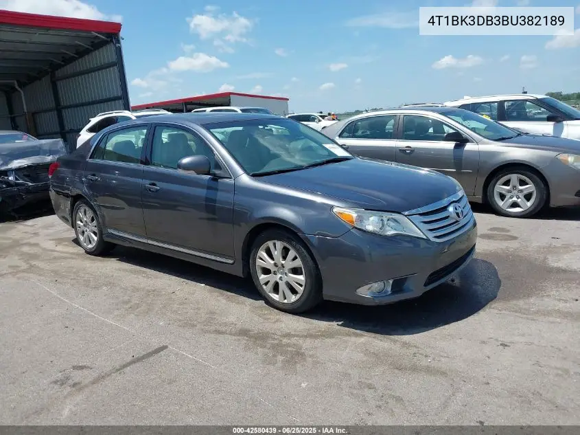 2011 Toyota Avalon VIN: 4T1BK3DB3BU382189 Lot: 42580439