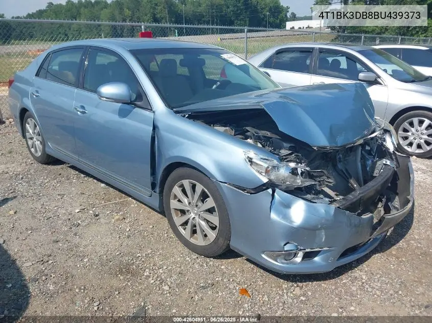 2011 Toyota Avalon Limited VIN: 4T1BK3DB8BU439373 Lot: 42604951