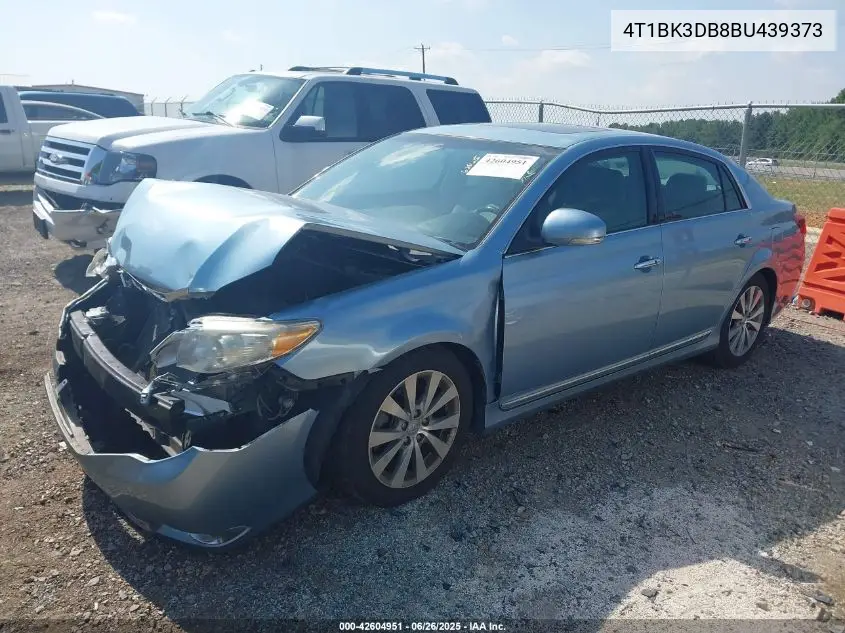2011 Toyota Avalon Limited VIN: 4T1BK3DB8BU439373 Lot: 42604951