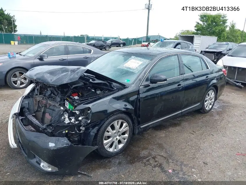 2011 Toyota Avalon VIN: 4T1BK3DB2BU413366 Lot: 42781758