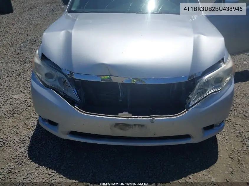 2011 Toyota Avalon Limited VIN: 4T1BK3DB2BU438946 Lot: 42785121